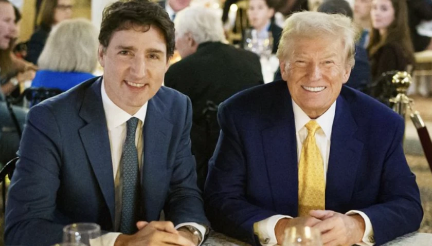 Justin Trudeau and Donald Trump