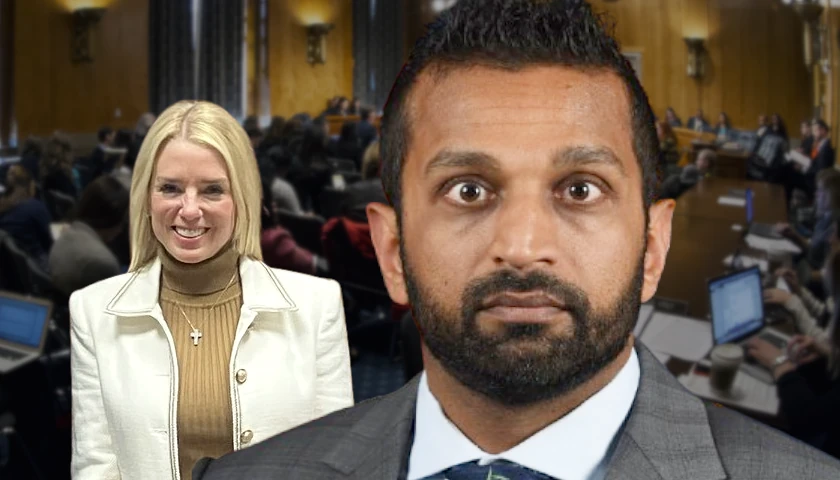 Kash Patel and Pam Bondi